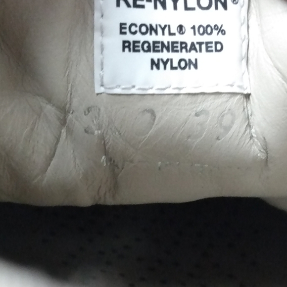 Prada 2022 Double Wheel Nylon Gabardine Sneakers in Desert Beige sz 39.5 - Picture 15 of 16